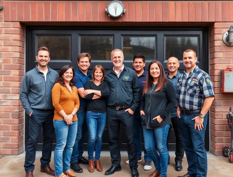 Sanford Garage Doors team of professional garage door technicians and office staff in Sanford NC